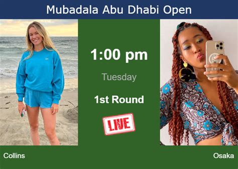 How To Watch Collins Vs Osaka On Live Streaming In Abu Dhabi On