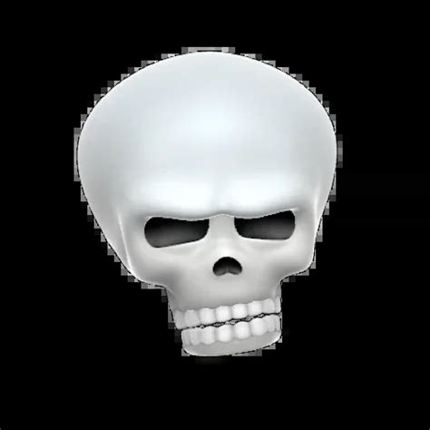 Telegram Sticker From Skull Memoji Pack