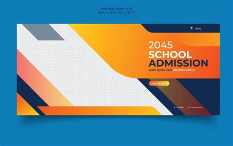 Template banner school admission 2653788 Vector Art at Vecteezy