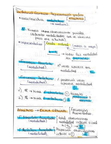 Tema Distribucion De Frecuencias De Una Caracteristica Pdf