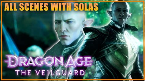 All Scenes With Solas Solas From Dragon Age The Veilguard Gameplay