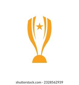 Trophy Vector Logo Iconchampions Trophy Logo Stock Vector (Royalty Free ...