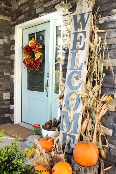 Huge Front Porch Welcome Sign Fall Decor Fall Home Decor Porch