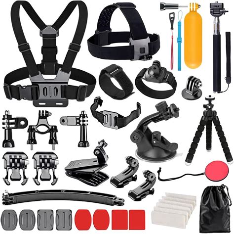 Yhtsport Action Camera Accessories Kit Set Compatible With Gopro Hero