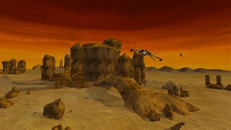 Tatooine Dune Sea Burning Sunset Image Darthsith S Battlefront