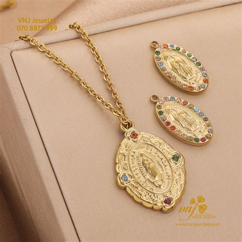 Mặt Dây Chuyền Đức Mẹ Đồng Trinh MDS20 | VNJ Trang Sức Việt