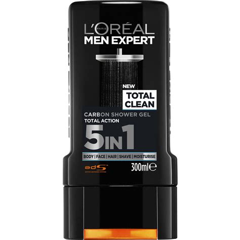 L Oreal Paris Men Expert Total Clean Carbon Shower Gel 300ml Big W