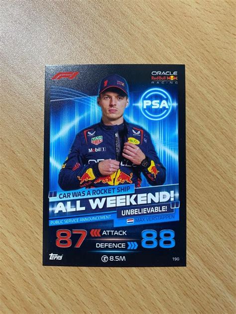 Topps Turbo Attax 2023 Max Verstappen Red Bull Kaufen Auf Ricardo