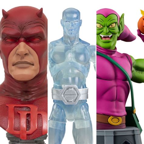 Marvel Select Iceman Figure Up For Order Daredevil Green Goblin