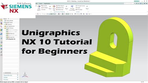 Unigraphics NX 10 Tutorial For Beginners NX Tutorial 2022 YouTube