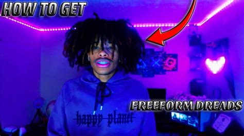 How To Get Freeform Dreads Tutorial Youtube