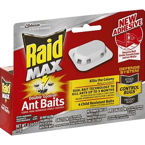 Raid Max Ant Baits Double Control Pest Control Reasor S