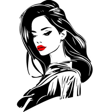 Premium Vector | Woman face vector illustration