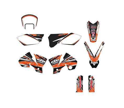 Kit déco KTM SX SXF 2007 2010 Race Boutique Kit Déco Moto