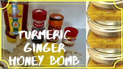 Turmeric Ginger Honey Bomb Immunity Boosting Recipe Youtube