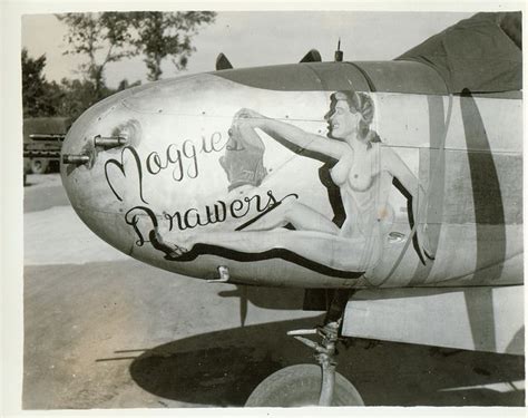 A Invader Maggie S Drawers Nose Art Nose Art Aircraft Art