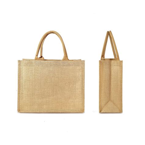 Wholesale Plain Shopper Bag Custom Printed Large Natural Eco Friendly