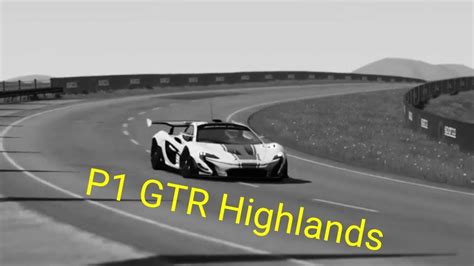 Assetto Corsa McLaren P1 GTR Highlands Drift 1 54 697 PB Hotlap