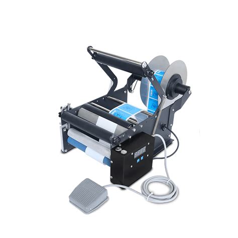 Semi Automatic Bottle Labeler With Foot Pedal