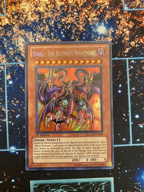 Yu Gi Oh YUBEL THE ULTIMATE NIGHTMARE LCGX EN199 1st Secret Rare NM