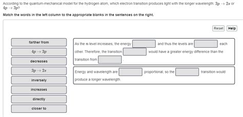 Solved According to the quantum-mechanical model for the | Chegg.com