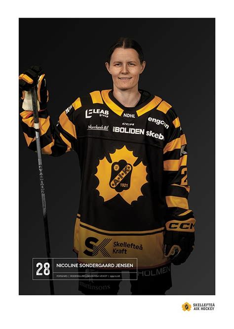 Nicoline Sondergaard Jensen 28 Skellefteå AIK 2023 2024 Poster