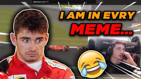 Watch Charles Leclerc Reacts To Some F Memes