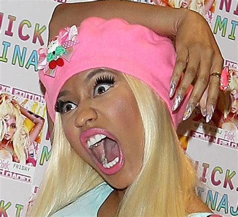 Nicki Minaj Open Mouth