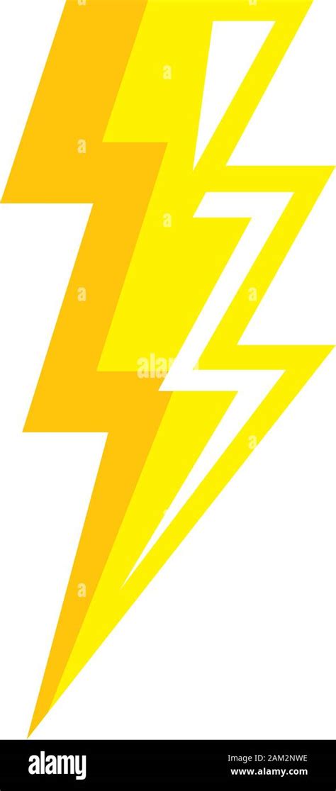 Thunderbolt Pop Art Style Icon Stock Vector Image Art Alamy