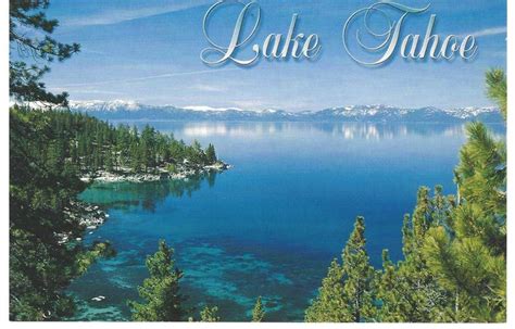 Lake Tahoe, CA/NV The crystal clear waters of the spectacular lake ...