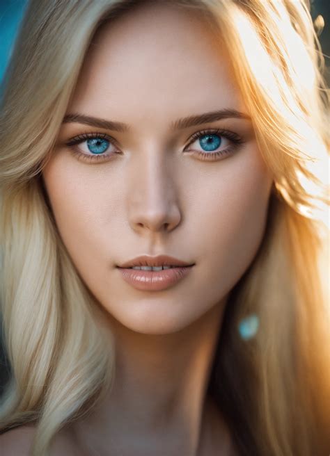 Lexica A Gorgeous Blonde Nordic Woman With Blue Eyes And Light Skin