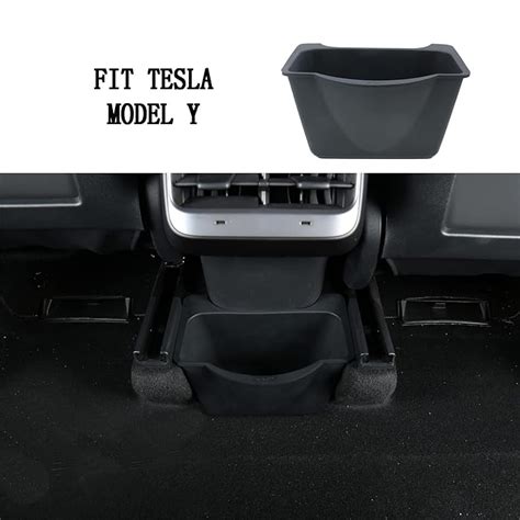 Buy Evfit For Tesla Model Y Center Console Organizer Under Seat Rear