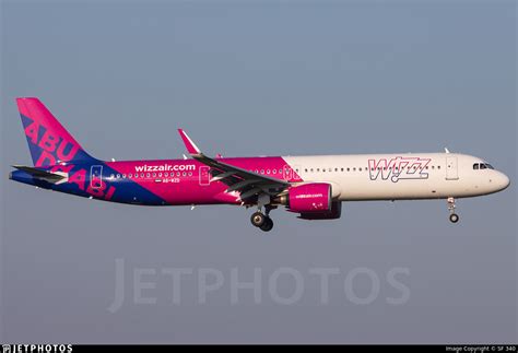 A6 Wzd Airbus A321 271nx Wizz Air Abu Dhabi Sf 340 Jetphotos