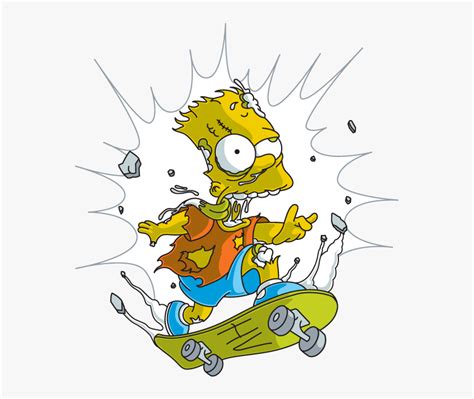 Bart Simpson Skateboarding Wallpaper