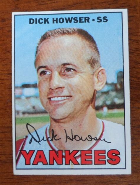 1967 TOPPS BASEBALL 411 DICK HOWSER NEW YORK YANKEES EX MT 0 1120 EBay