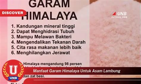 Temukan Manfaat Garam Himalaya Untuk Atasi Asam Lambung Yang Jarang