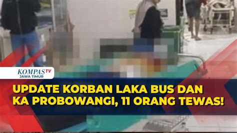 Update Korban Kecelakaan Bus KA Probowangi Di Lumajang Bertambah