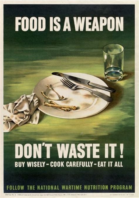 Don't Waste Food Vintage Posters (11 pics)