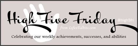 High Five Friday {Vol. 1} - Life's Tidbits