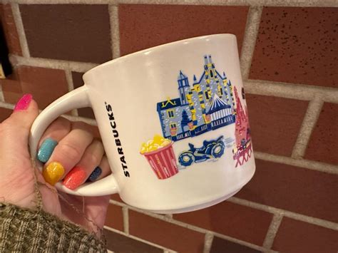 NEW Magic Kingdom And EPCOT Discovery Series Starbucks Mugs Available