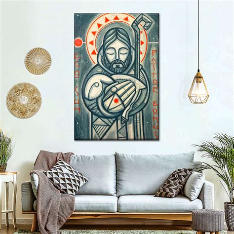 Jesus The Shepherd Wall Art: Canvas Prints, Art Prints & Framed Canvas