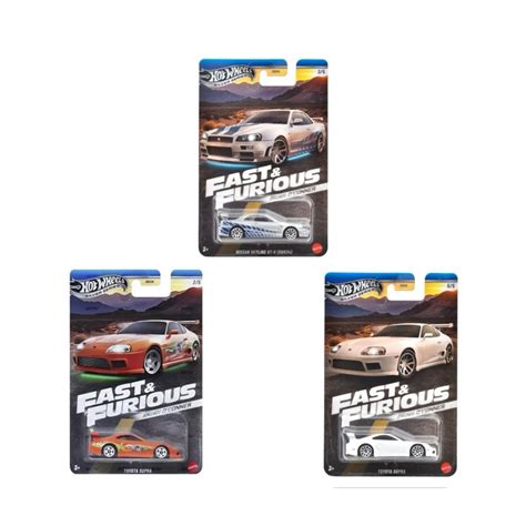 Jual Hot Wheels Fast Furious Brian O Conner Nissan Skyline Gtr R34 Toyota Supra Shopee Indonesia