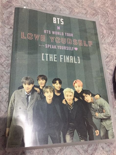 DVD BTS LOVE YOURSELF SPEAK YOURSELF WORLD TOUR SEOUL FINAL SHOW