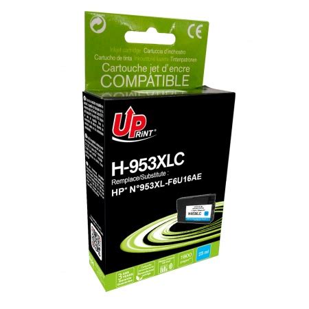 Cartouche PREMIUM Compatible HP 953XL Cyan En Stock 123CONSOMMABLES