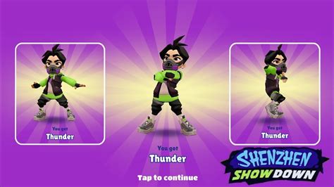 Subway Surfers Shenzhen 2024 Unlocking Thunder In Subway Surfers World