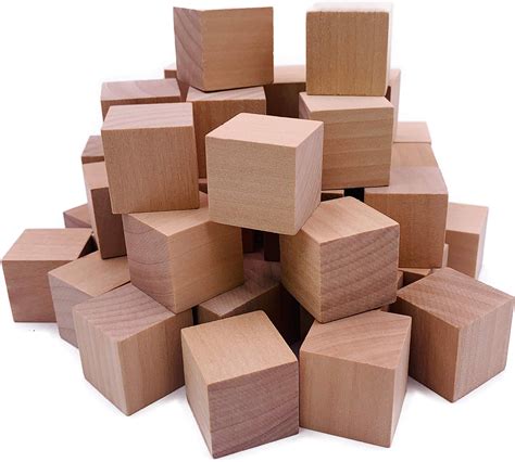 Kurtzy Small Wooden Cubes 120 Pack 2 X 2 X 2cm 079 X 079 X 079