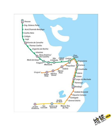 巴西里约热内卢地铁线路图 运营时间票价站点 查询下载 地铁图