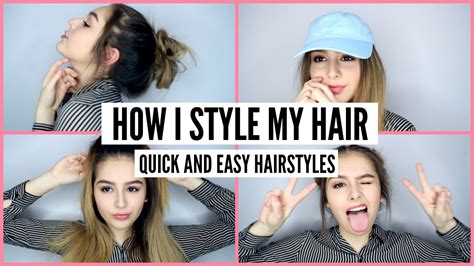 How I Style My Hair Simple Quick Easy And Heatless Hairstyles