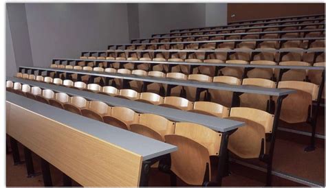 Lecture Theatre Seating With Continuous Writing Table Lecture Theatre