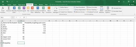 How To Calculate Probability In Excel